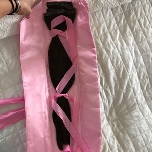 18” of real hair extenxion